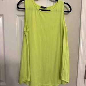 a new day Neon Green Tank Top